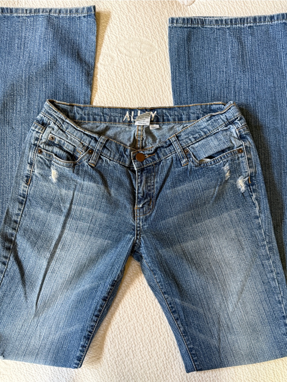 Alloy Jeans Y2K Low Rise Bootcut Denim